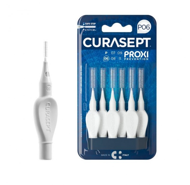 Medzobne ščetke CURASEPT PROXI PREVENTION P06 5x – bela
