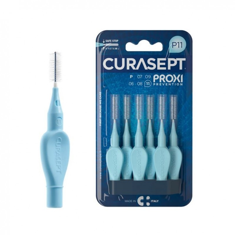 Medzobne ščetke CURASEPT PROXI PREVENTION P11 5x – svetlo modra