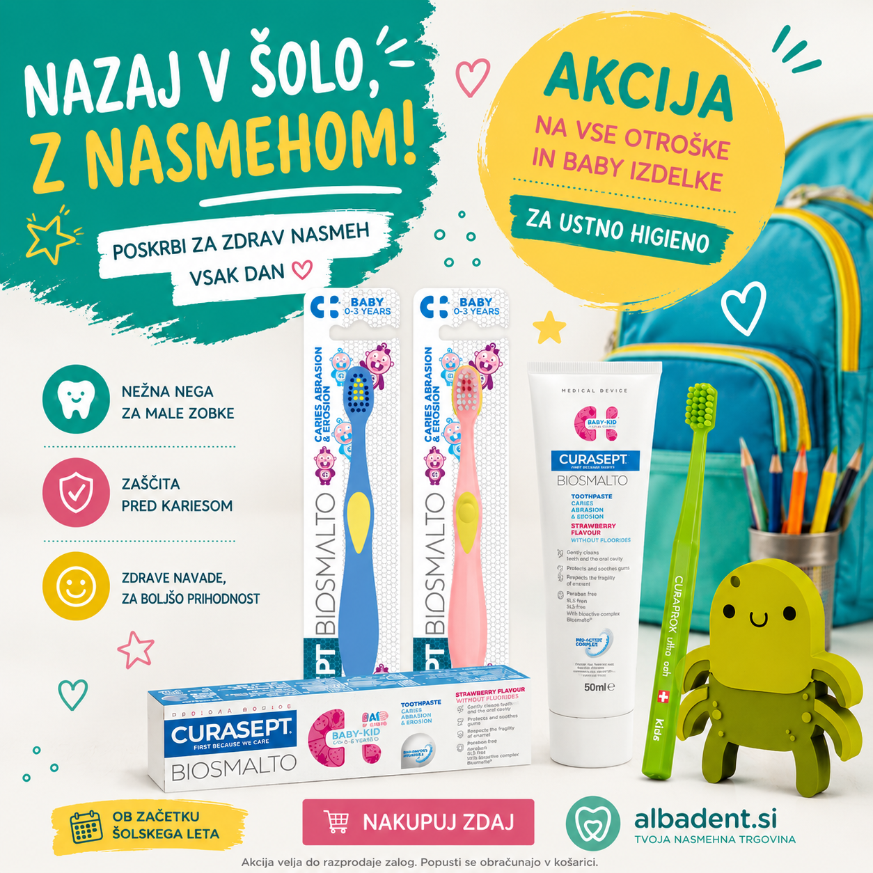 Albadent otro&scaron;ka ustna higiena